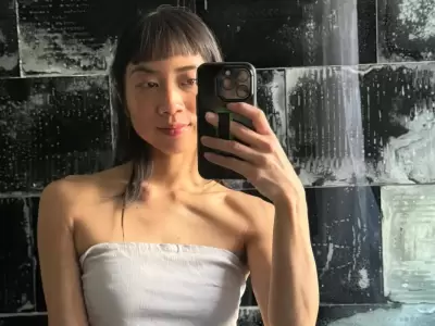 La actriz D�bora Nishimoto.