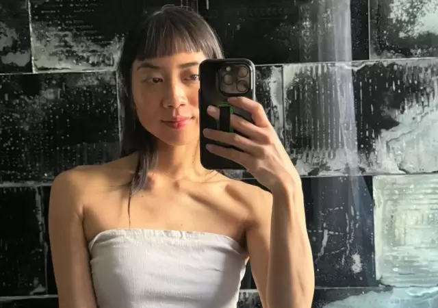 La actriz D�bora Nishimoto.