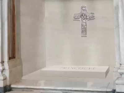 La tumba del Papa Francisco/