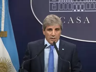 Luis Caputo, ministro de Econom�a de Argentina.