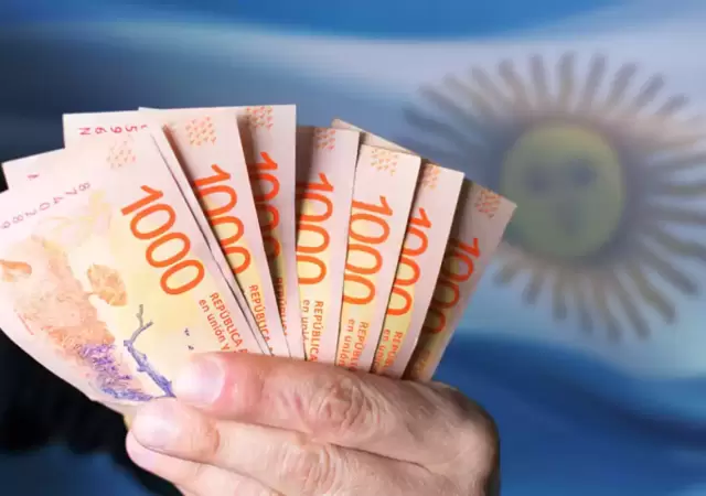 Pesos argentinos.