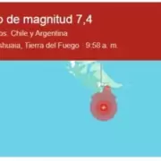 Terremoto de 7,5 grados se produjo en el Sur de Chile: alerta de tsunami y alarma en Ushuaia