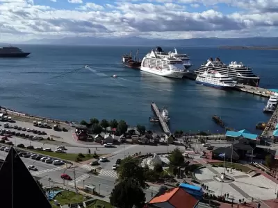 Ushuaia, posicionada como lugar estrat�tigo.