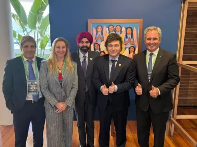 El presidente del Banco Mundial en su visita a Argentina