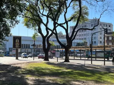 Operativo contra manteros en Parque Los Andes/ Fuente: X de Jorge Macri