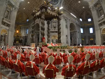 C�nclave en el Vaticano.