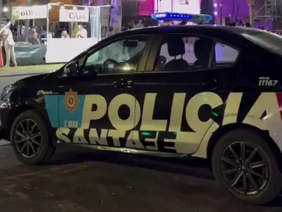 Movil de la Polic�a de Santa Fe/