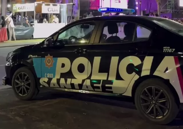 Movil de la Polic�a de Santa Fe/
