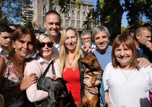 Patricia Bullrich con referentes de LLA.