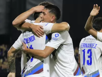 La alegr�a del Expreso por una nueva victoria