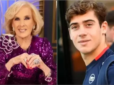 Mirtha Legrand y Franco Colapinto