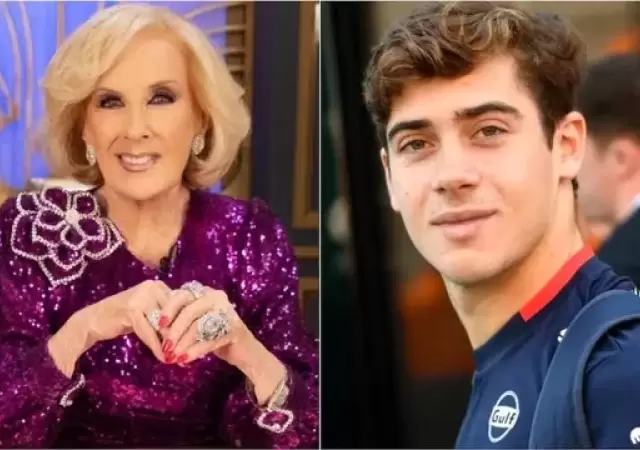 Mirtha Legrand y Franco Colapinto