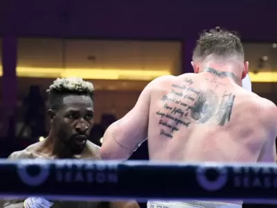 Una escena del combate en Riad