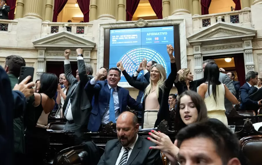 Festejo del kirchnerismo