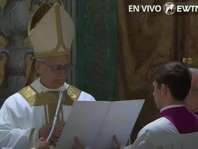Primera misa del papa Le�n XIV.