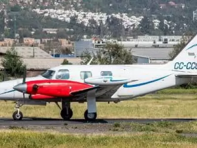 As� era la avioneta siniestrada.