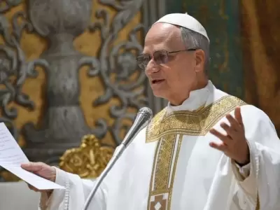 El nuevo papa Le�n XIV ofici� su preimera misa/ Fuente: Vaticano