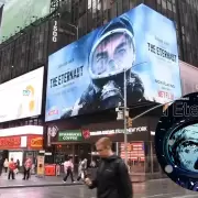 El Eternauta en una impresionante pantalla de Times Square
