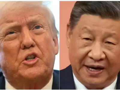 Donald Trump y el presidente de China, Xi Jinping