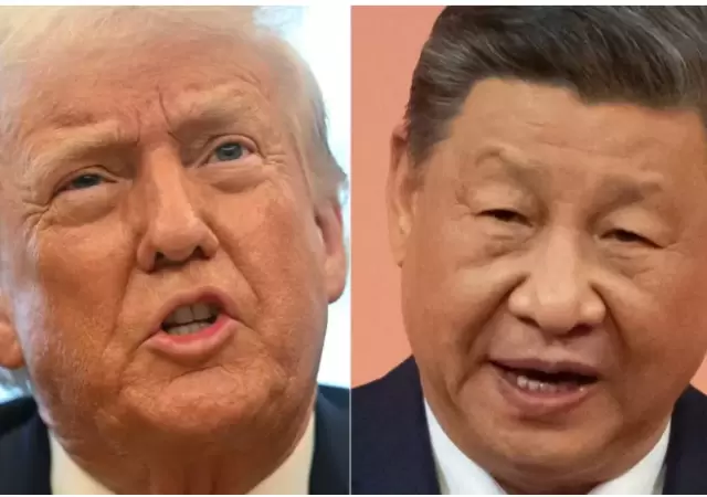 Donald Trump y el presidente de China, Xi Jinping