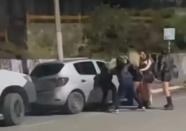 Pelea en Bariloche.