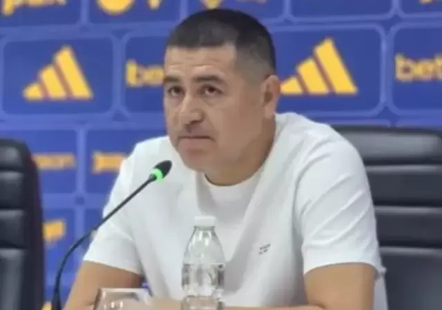 Juan Roman Riquelme, presidente de Boca.