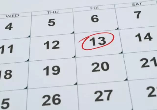 Martes 13 de mayo.