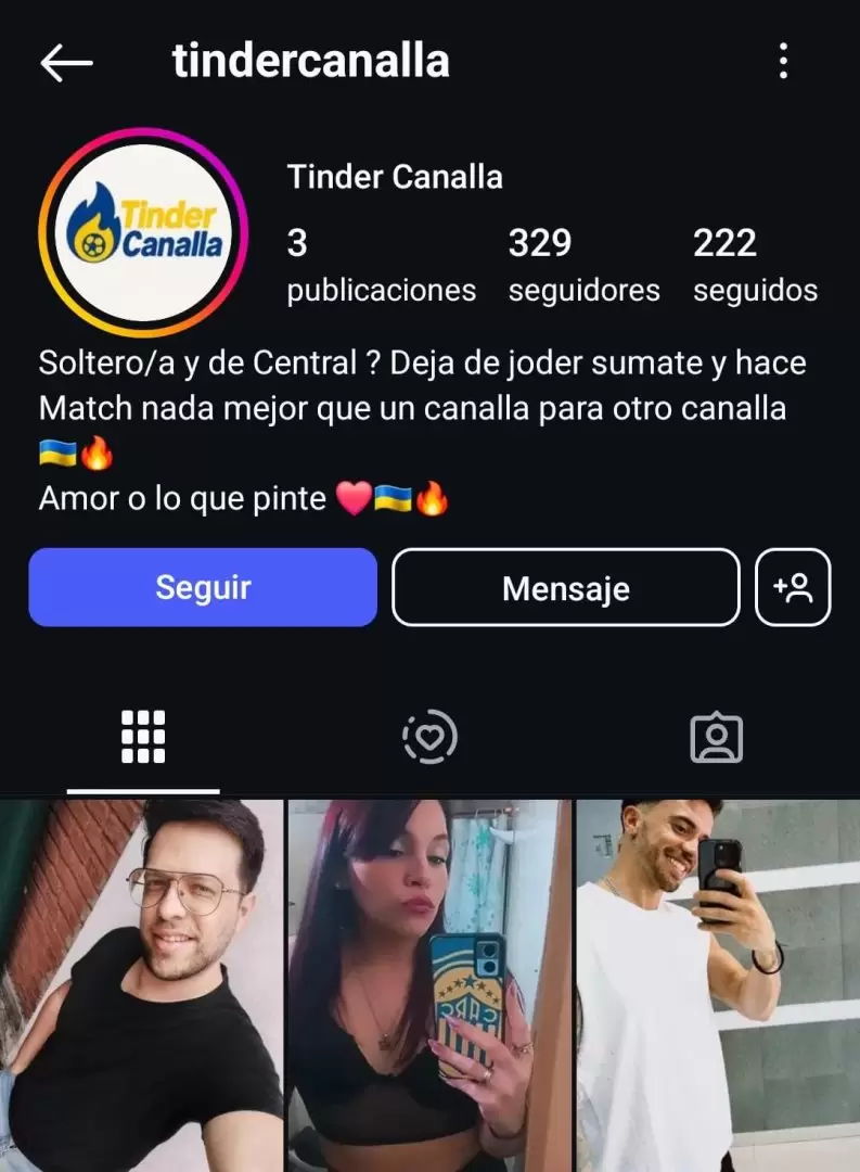 Tinder Canalla