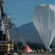 Cay� en Chubut un globo aerost�tico de la NASA del tama�o de una cancha de f�tbol