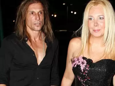 Mariana Nannis  y  Claudio Caniggia.