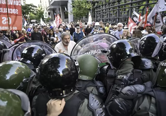 Marcha de jubilados.