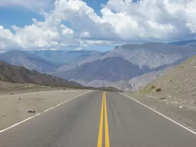 Rutas nacionales en Mendoza.