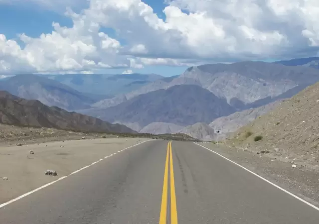 Rutas nacionales en Mendoza.