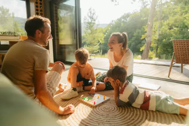 Familia reunida.