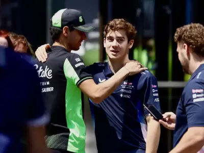 Franco en la previa de la carrera del domingo