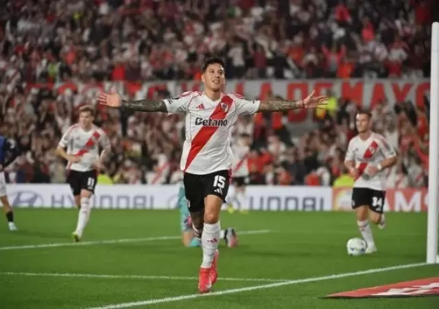 El festejo del Millo que gole� a Independiente del Valle