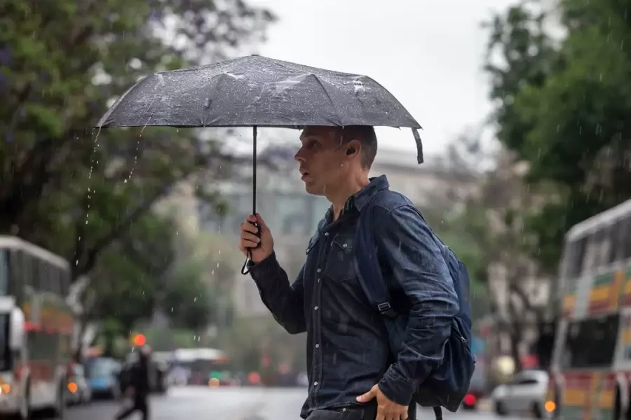 Todo el d�a lloviendo en Buenos Aires