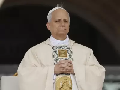 Pronunci� una homil�a donde record� al papa Francisco. /