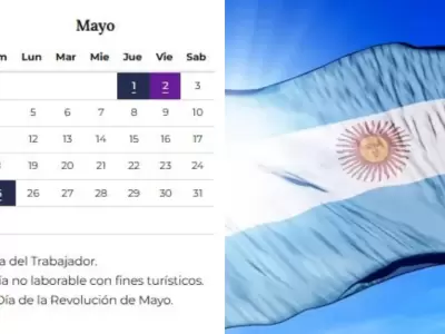 �Habr� feriado puente en mayo 2025 por la Revoluci�n de Mayo?