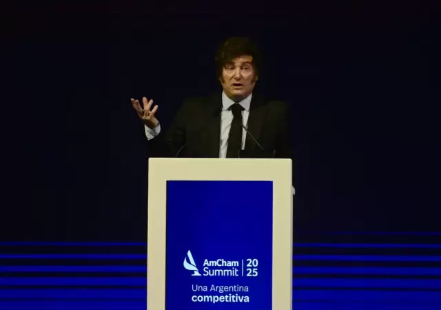 Milei en AmCham