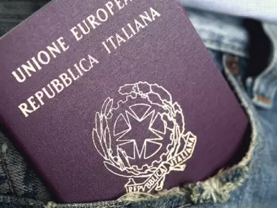 Pasaporte italiano.
