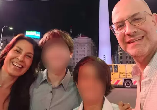 La familia asesinada./