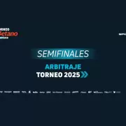 Ya est�n los �rbitros para las semifinales del Torneo Apertura 2025