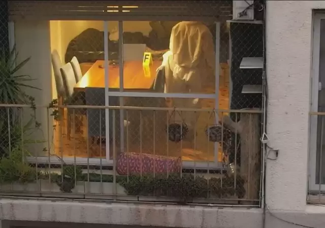 El departamento donde ocurri� la tragedia. (Foto: gentileza Telenoche)