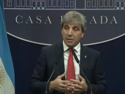 Luis Caputo, ministro de Econom�a de la Naci�n.