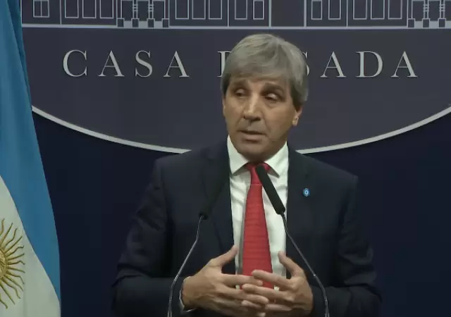 Luis Caputo, ministro de Econom�a de la Naci�n.