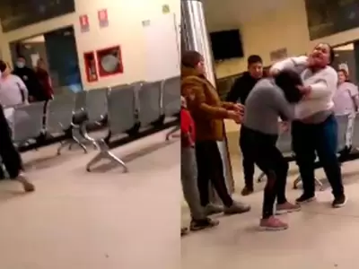 Video: feroz pelea entre mujeres por una infidelidad en pleno hospital