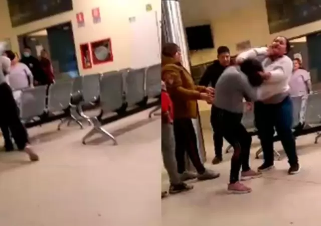 Video: feroz pelea entre mujeres por una infidelidad en pleno hospital