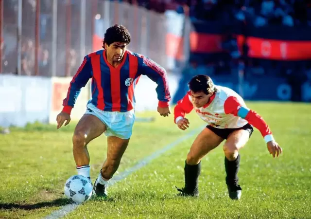 Lucho Malvarez jug� en San Lorenzo en los 80.