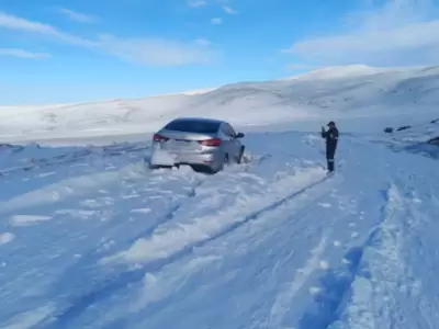 Varados en la Ruta 40.